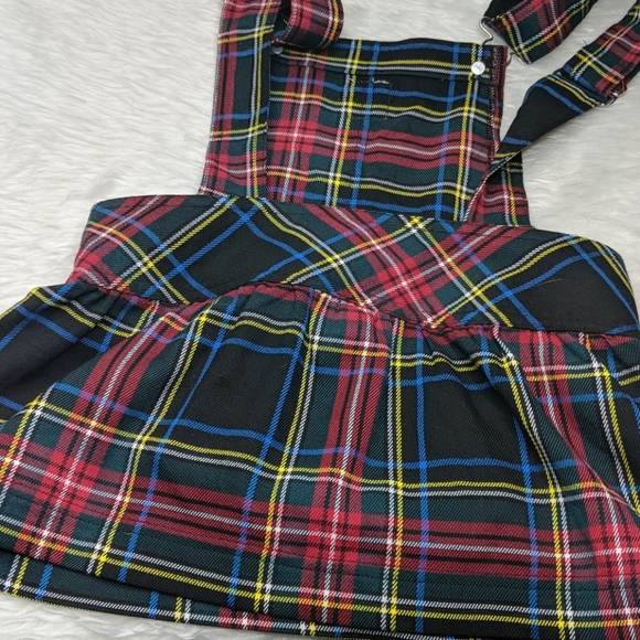 NWOT Harajuku Mini Plaid Romper - Picture 4 of 4